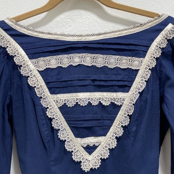 Gunne Sax Prairie Long Sleeve Dress - Picture 3 of 5